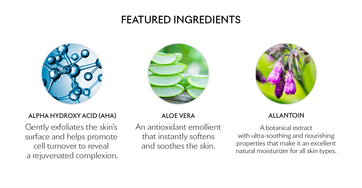 Reviving Cleansing Gel Key ingredients