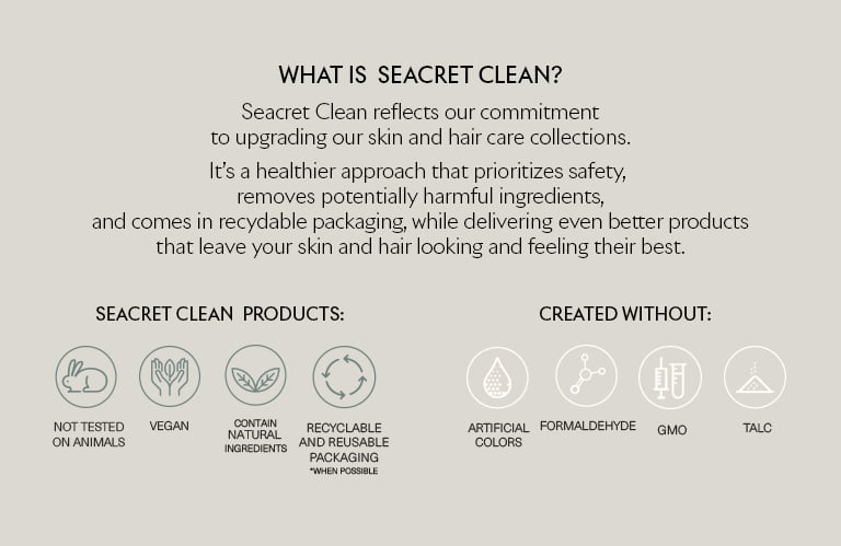 Seacret Clean Cosmetics